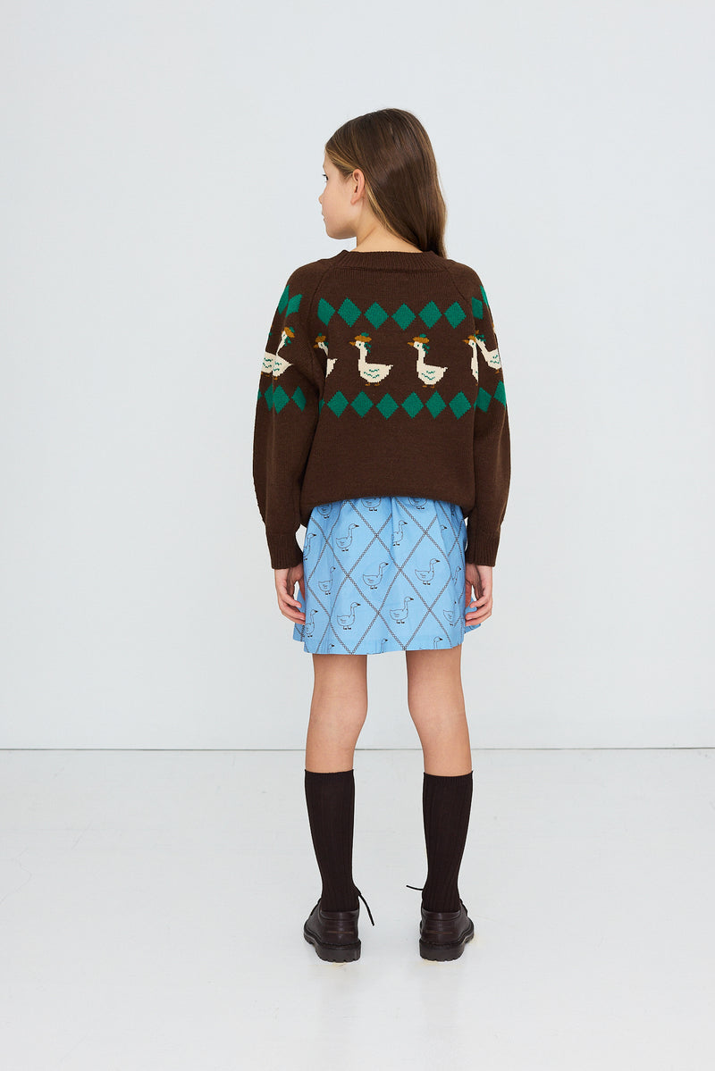 Tiny Cottons Green Geese Sweater