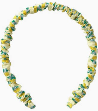 ORANGES HEADBAND *pastel yellow*