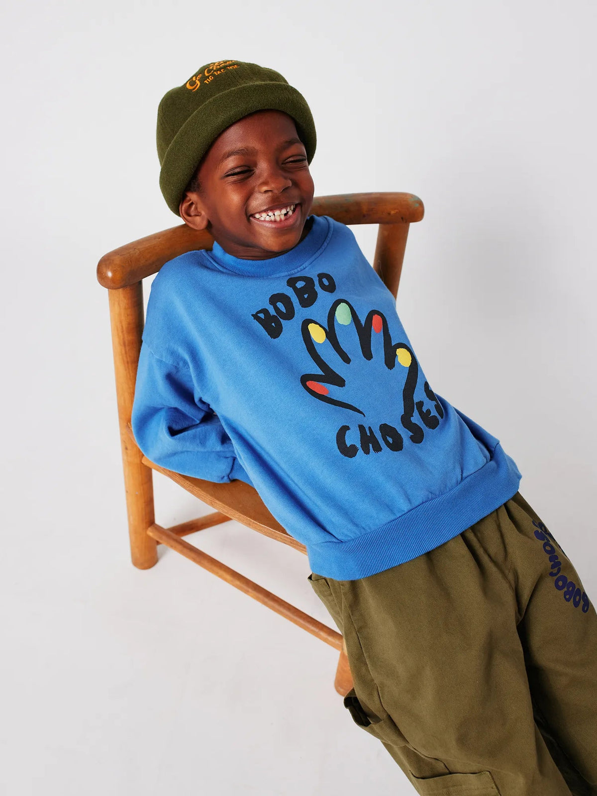 High Five Sweatshirt Blue
