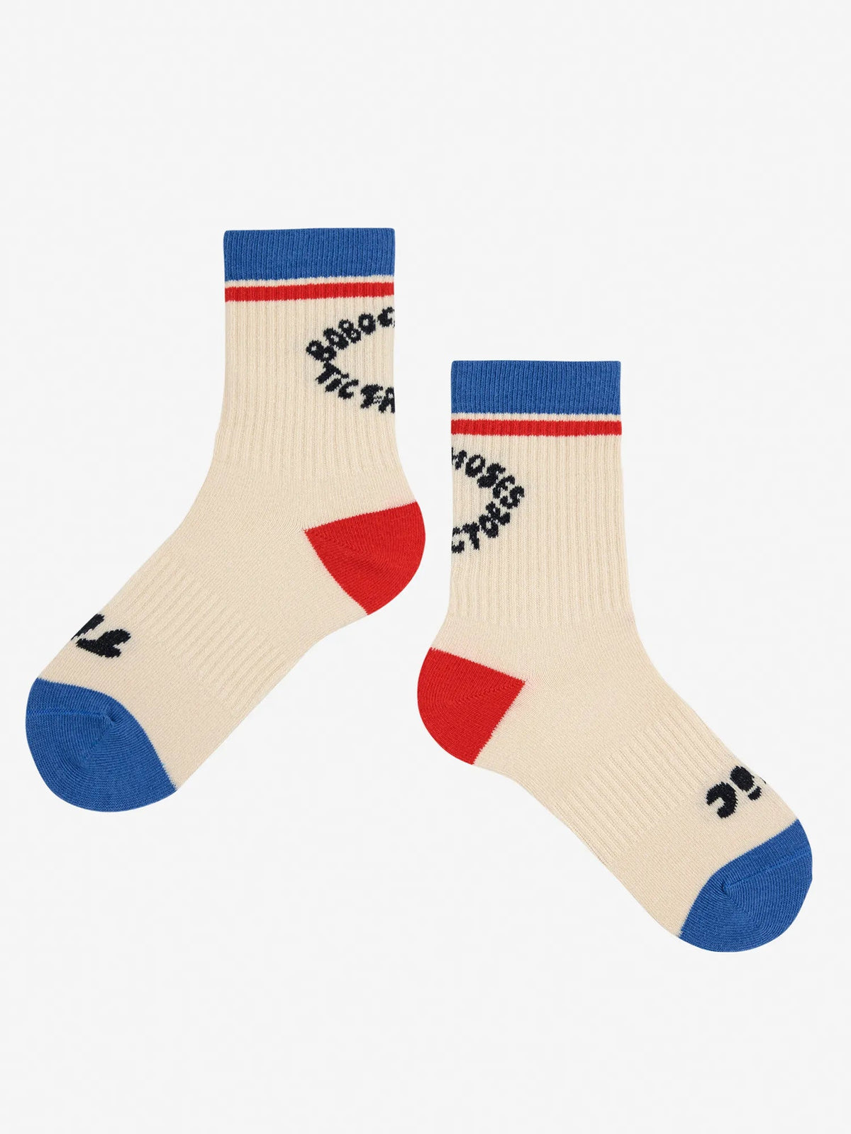 Tic Tac Toe color block long socks