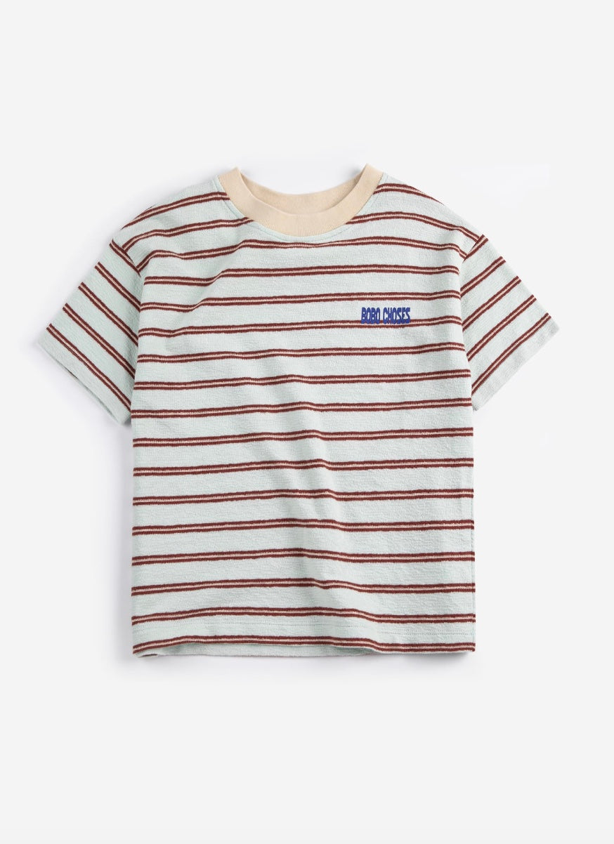 Bobo Choses Stripes T-shirt Light Blue