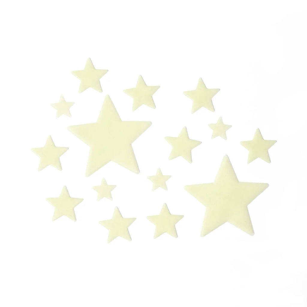 Zelfklevende sterren die in het donker oplichten - Super Stars