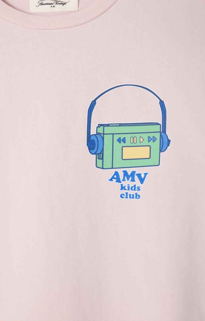 Kinder-T-shirt Fizvalley Blauweregen Vintage