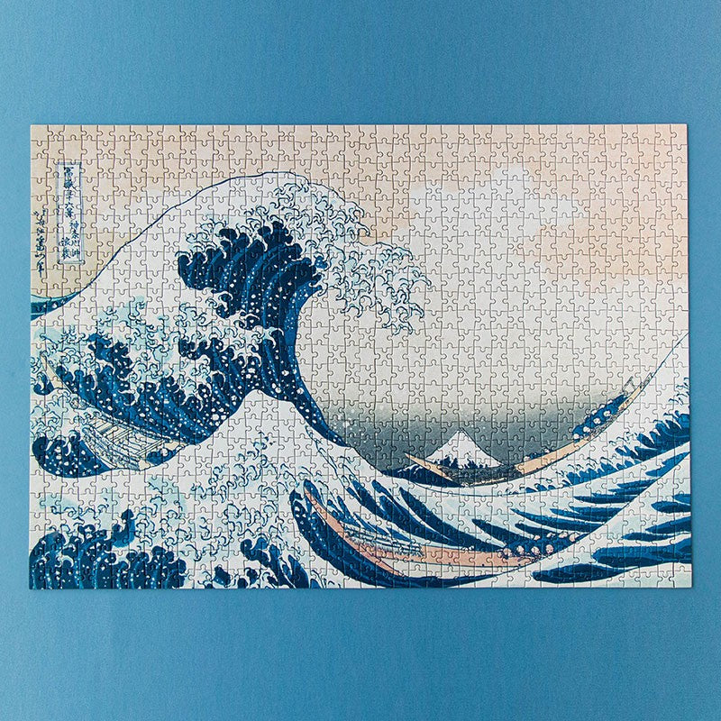 Cube Puzzle - (HOKUSAI) THE WAVE