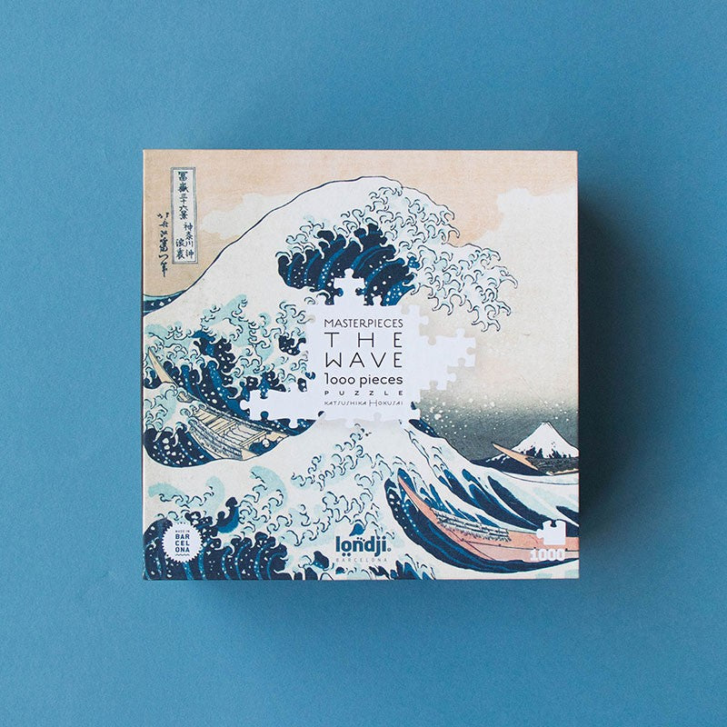 Cube Puzzle - (HOKUSAI) THE WAVE