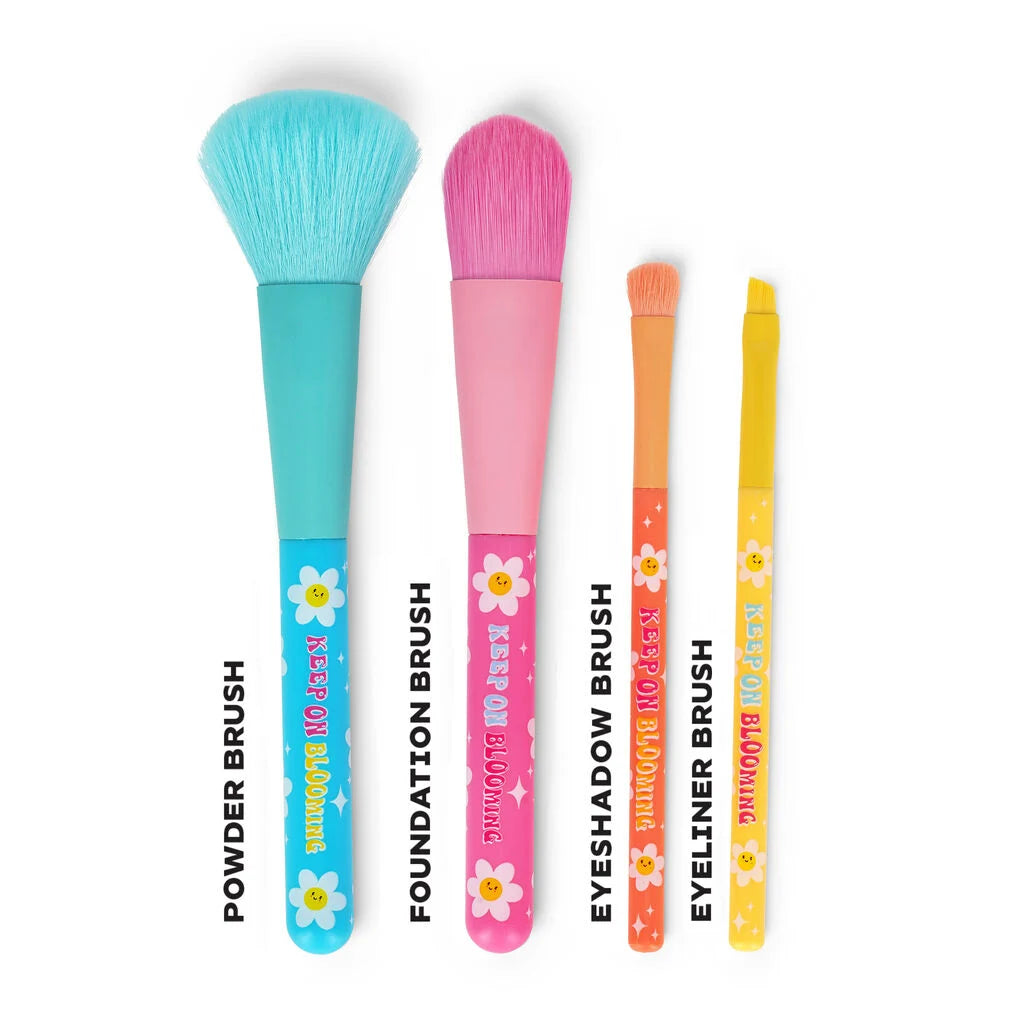 Set van 4 Daisy-make-upborstels - Oh My Glow!