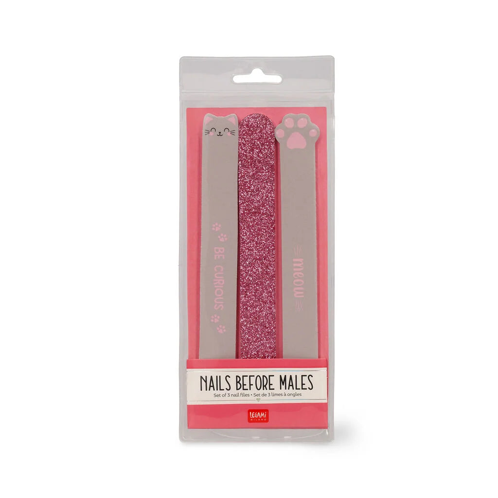 Set van 3 Kitty-nagelvijlen - Nails Before Males