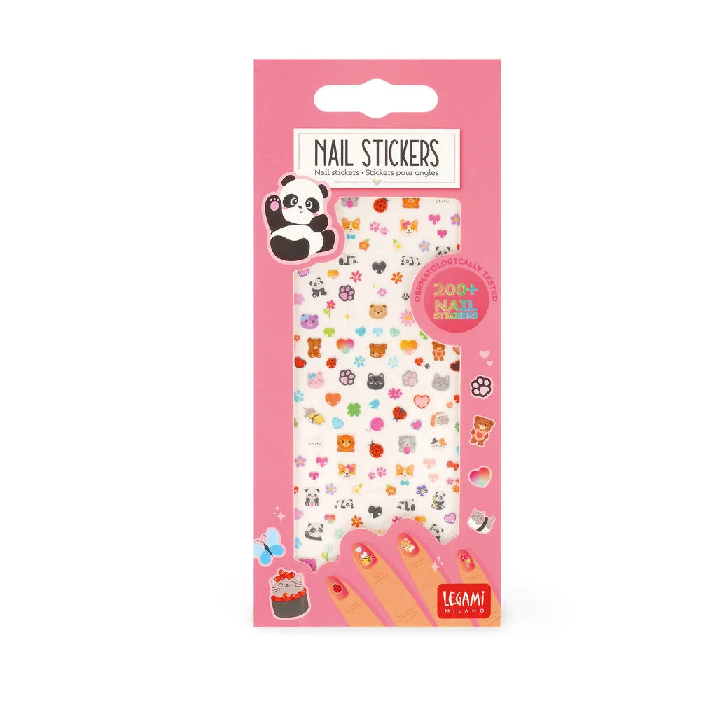 Nagelstickers met schattige dieren