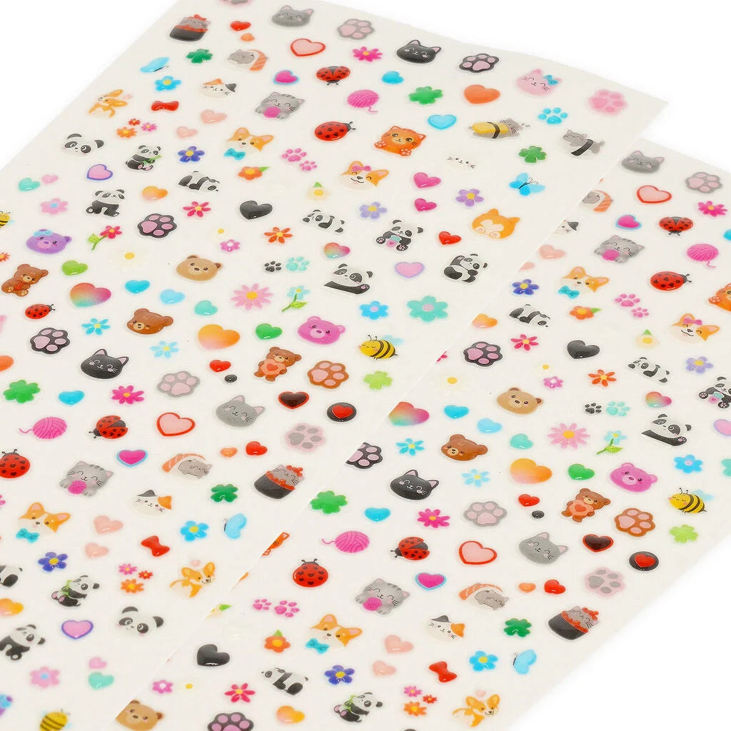 Nagelstickers met schattige dieren