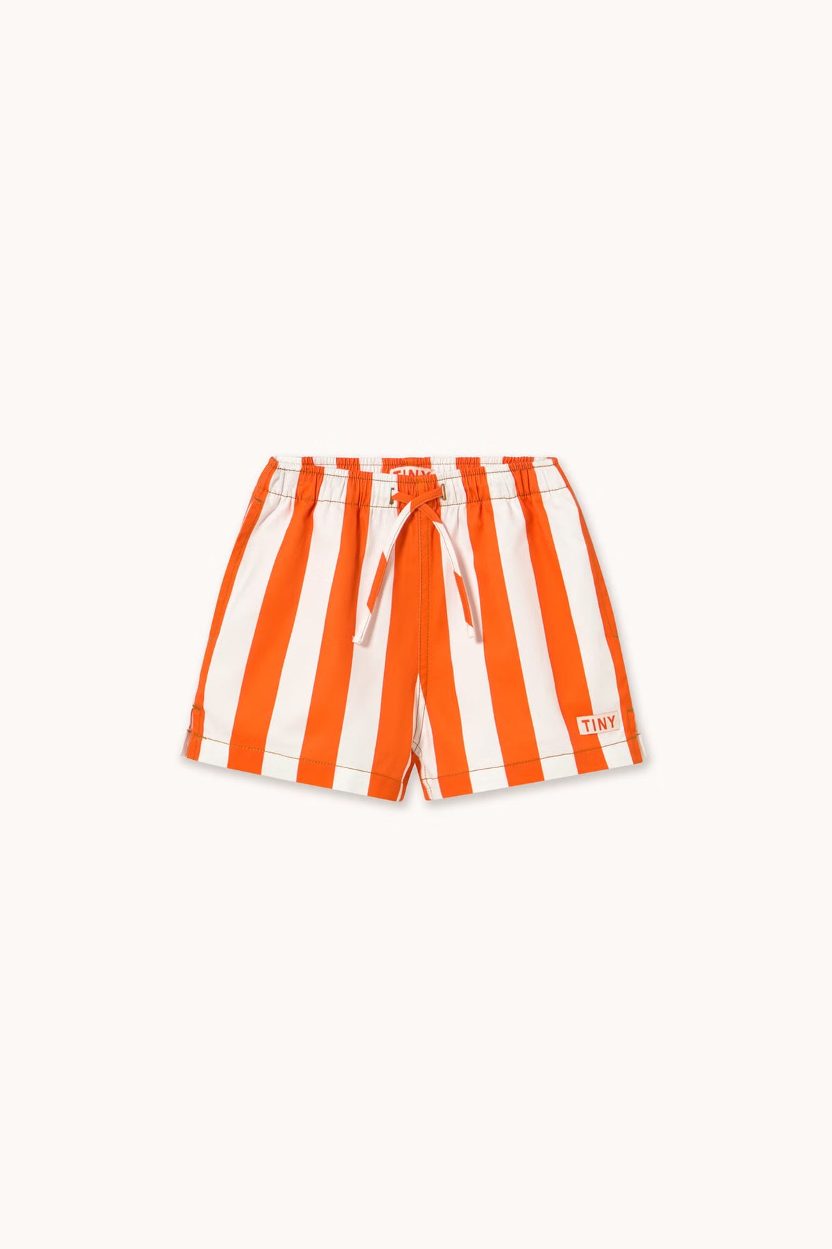 STRIPES TWILL SHORTS *summer red*
